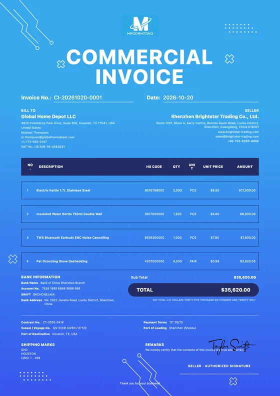 Tech Repair export document template